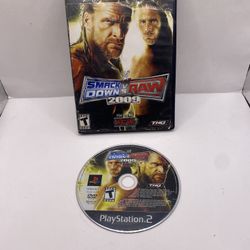 WWE SmackDown vs. Raw 2009 (Sony PlayStation 2, 2008) No Manual