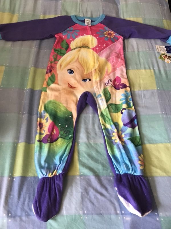 NEW Disney Tinkerbell Girl’s Footed Sleeper Size 3T