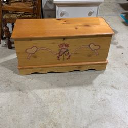 Wood Toy Chest
