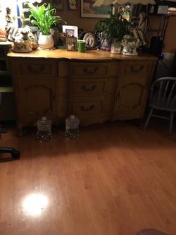 Antique furniture dresser