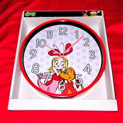 NEW Limited Edition The Grinch Dr Seuss Wall Clock 