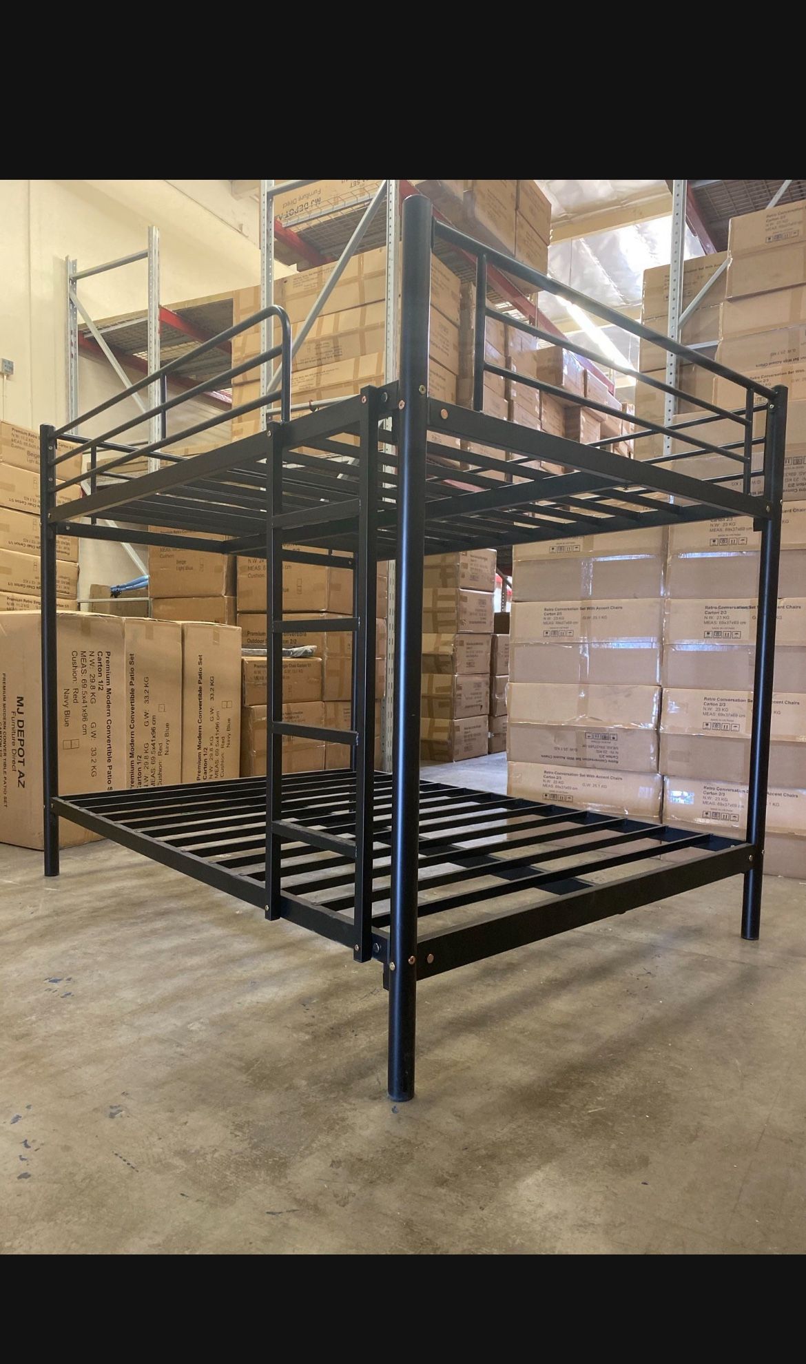 Queen Over Queen Bunk Bed Heavy Duty Bunkbed bunk bed litera  