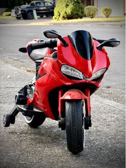 Kids power wheel motorcycle