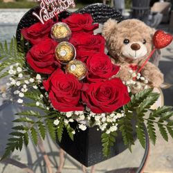 Roses And Chocolate Box 