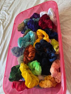 Scrunchie hair ties