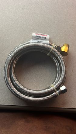 Certified Appliance dishwasher braided stainless steel connector with Elbow