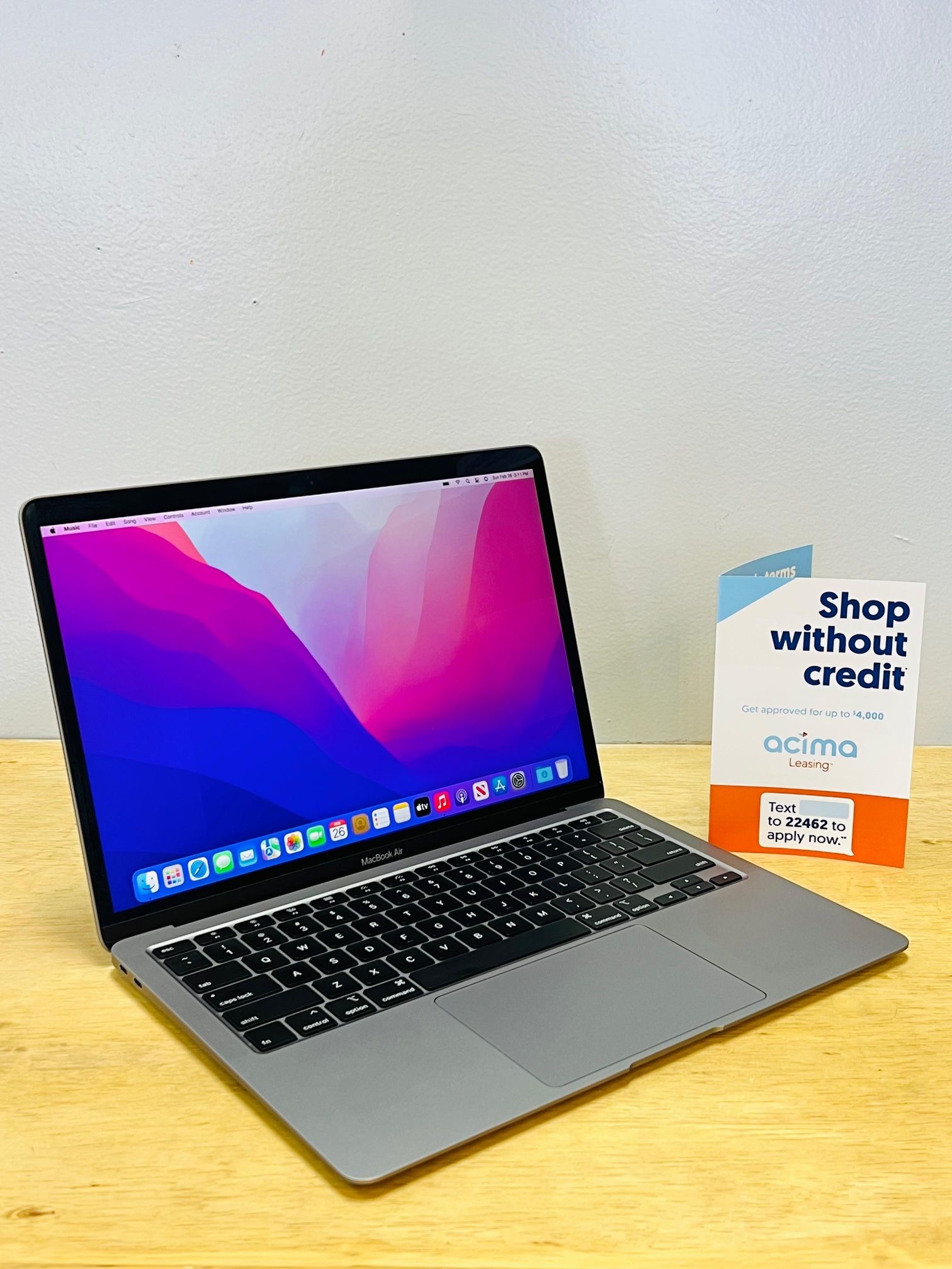 MacBook Air Apple Space Grey 13” Laptop Intel Core i5/8GB RAM/256GB⚡️Microsoft Office Word Excel,Logic,Final Cut💻 1Yr Wrnty✅$0 Down Finance Available