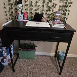 36 Inch Black Desk