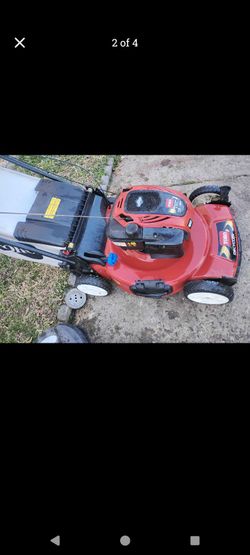 190cc Toro self propelled 22inch mower