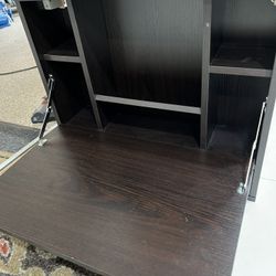 Wood Fold-Up Desk - Already Assembled, Lightly Used