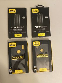 iPhone XR Otter Box And Tempered Glass