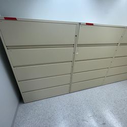 42in wide Herman Miller 5 Drawer Lateral File