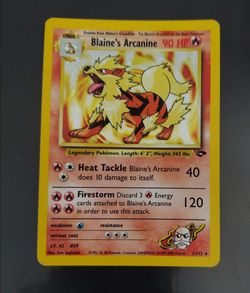 Blaine's Arcanine Holo 2000 Pokémon