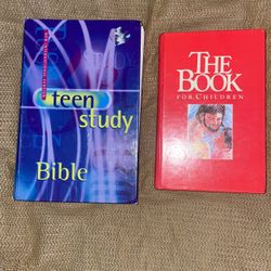 Used Children Study Bible And  The Book For Children 