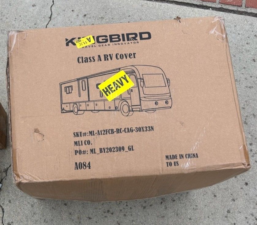 32 FOOT CLASS A RV COVER HEAVY DUTY