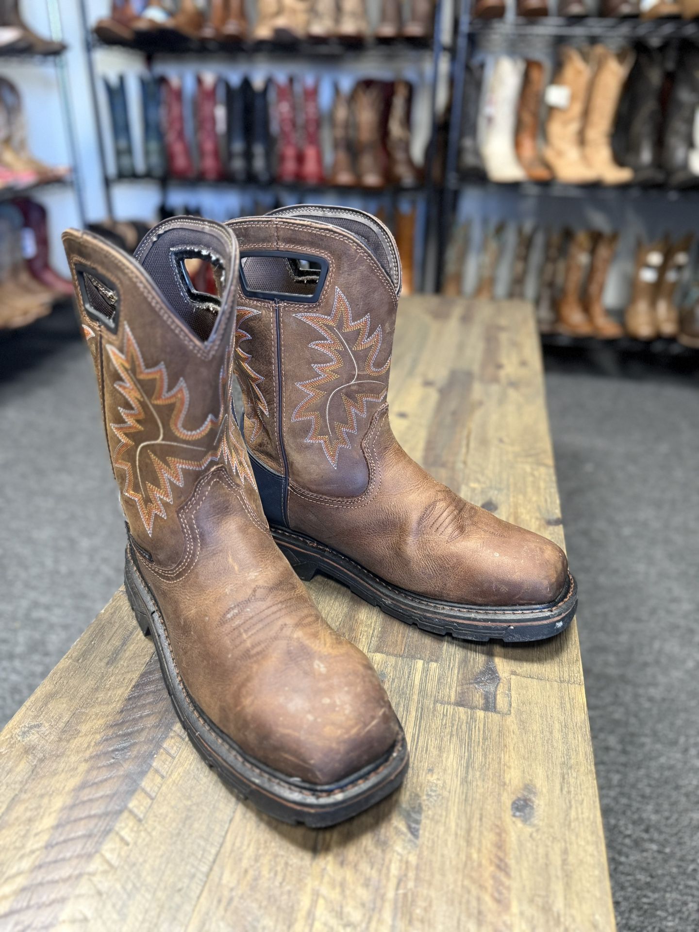 Brazos Men's Milton Composite Toe Waterproof Work Boots Sz 12