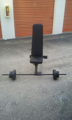 Weights and bench
