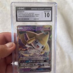 Pokemon Hirachi Gx holo tag team holo new gem mint