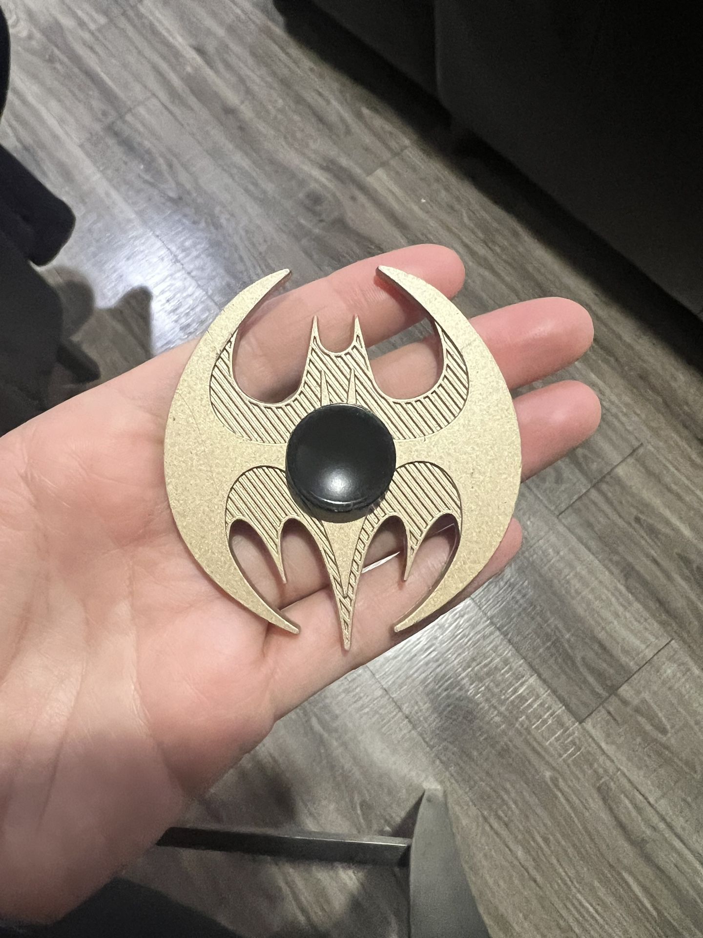 BATMAN fidget spinner gold metal