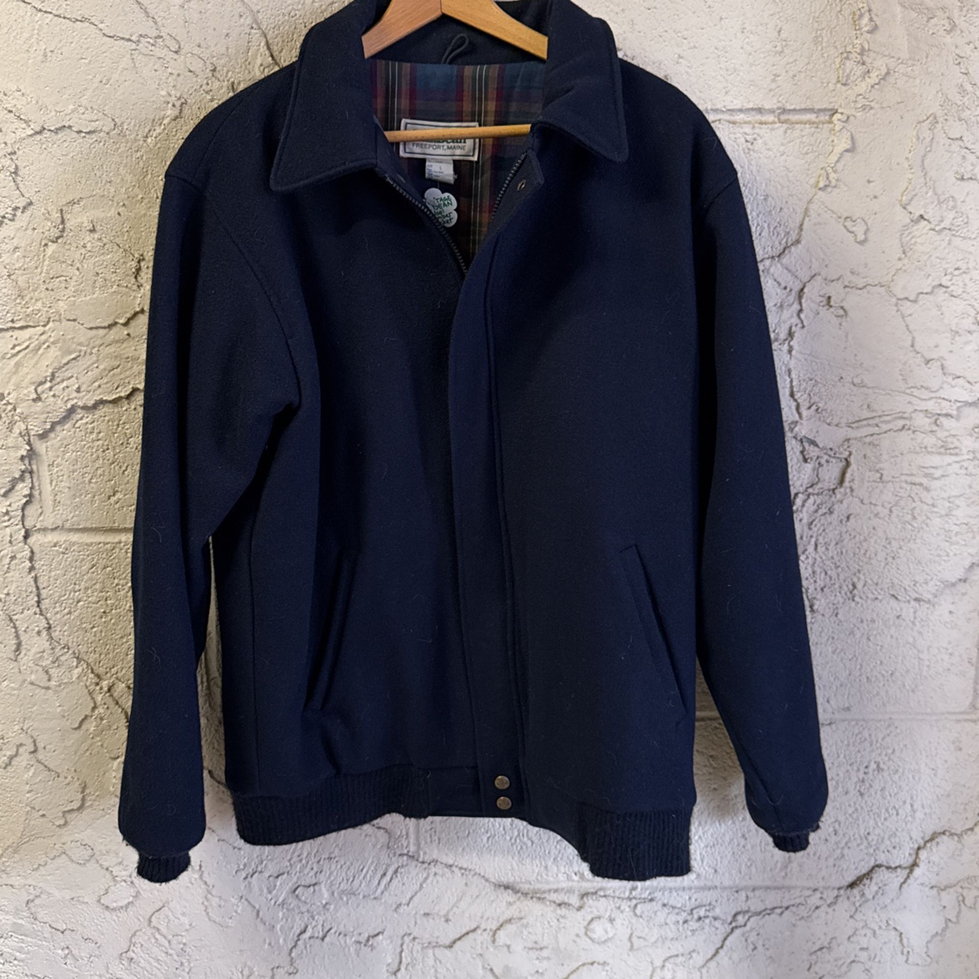 Vintage LL Bean Wool Bomber Coat/Jacket