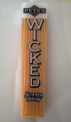 Pete’s Wicked Summer Brew Beer Tap Handle