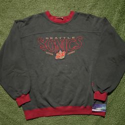 Vintage Seattle SuperSonics Crewneck X-large