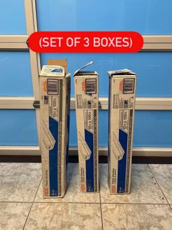 NEW 10ft x 100ft Clear 4 Mil Plastic Sheeting (Set Of 3 Boxes)