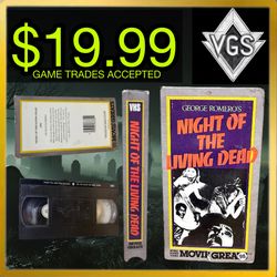 *VINTAGE* Night of the Living Dead VHS (Movie Greats Edition) 1970