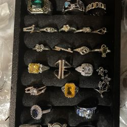 Rings sterling silver for Men & Women $20-$30 each :6-10