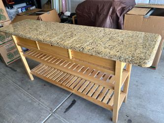 Console table - granite top