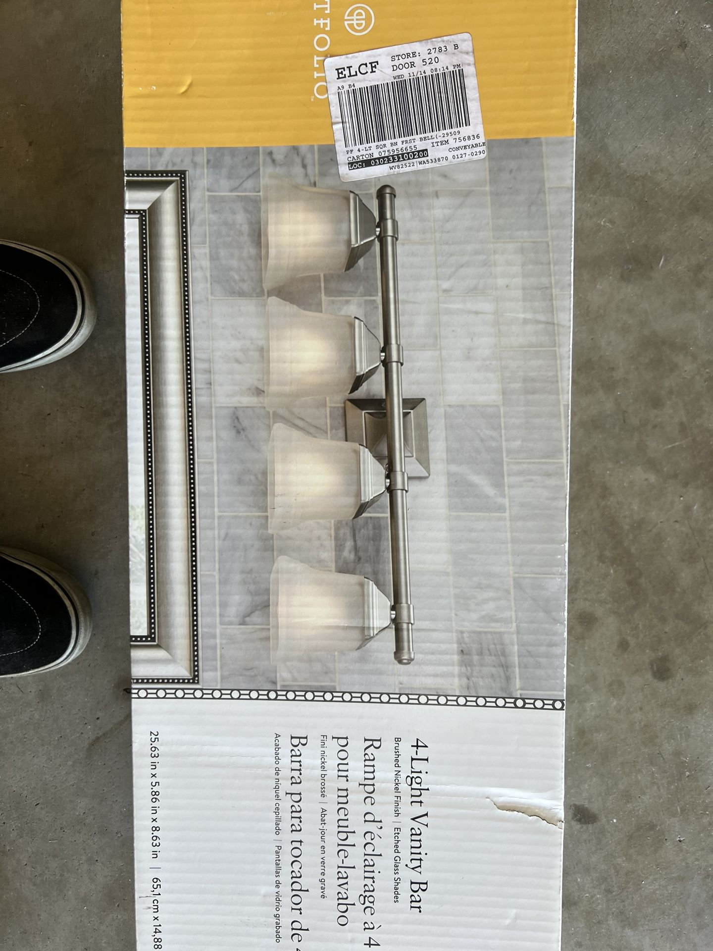 Portfolio Bathroom Light Fixture