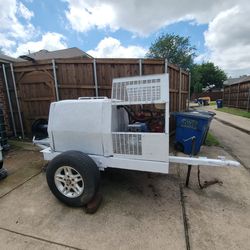 Water Trailer 150 Gallons With John Bean Pump, Electric Hose Reel, Preasure Washer 