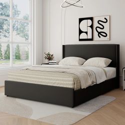 Queen Bed Frame w Storage