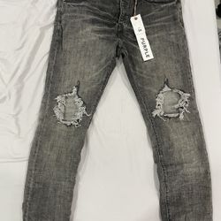 Purple Jeans Size 34
