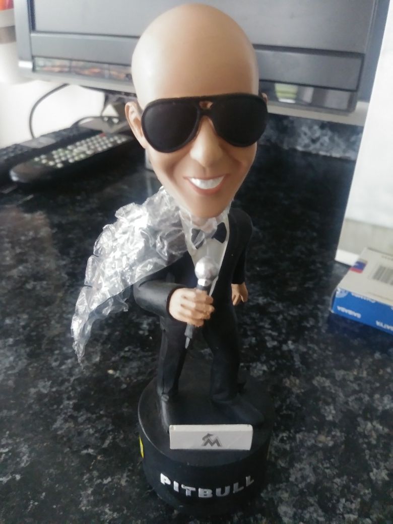 Miami Marlins pitbull bobblehead NEW in box!