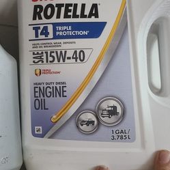 15W 40 Diesel Motor Oil 4 Gallons