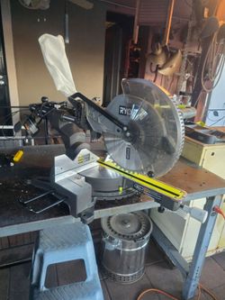 Ryobi miter saw with LED