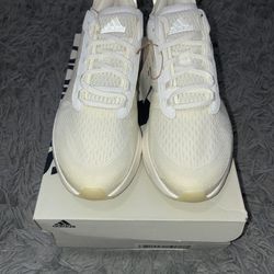 Size 9, men’s brand new unworn Adidas shoes with tags and box.