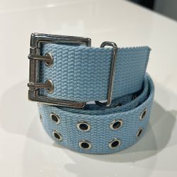  Brand New Baby blue Grommet Belt – Adjustable Unisex