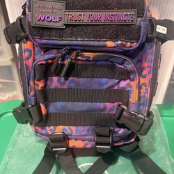 New Wolfpak Mini 9L Limited Edition Leopard Neon Backpack