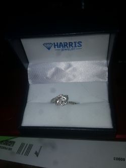 Its REAL......The best friend ring stamped 925 and its 1 1/2 cart