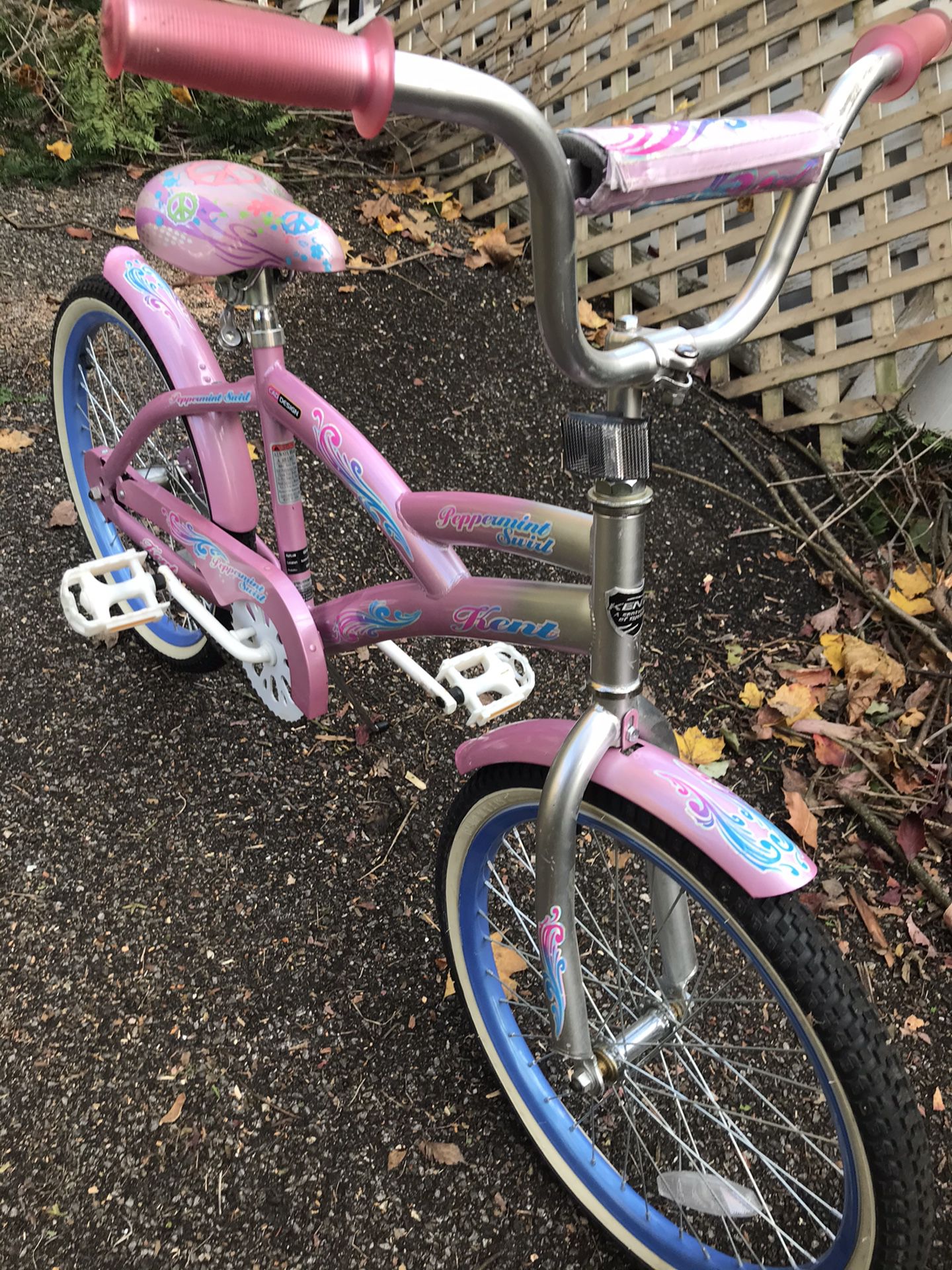 Girls’ Pink Pedalpusher Bikes, One or Both