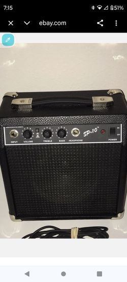 Fender Squier SP-10 electric guitar amplifier.