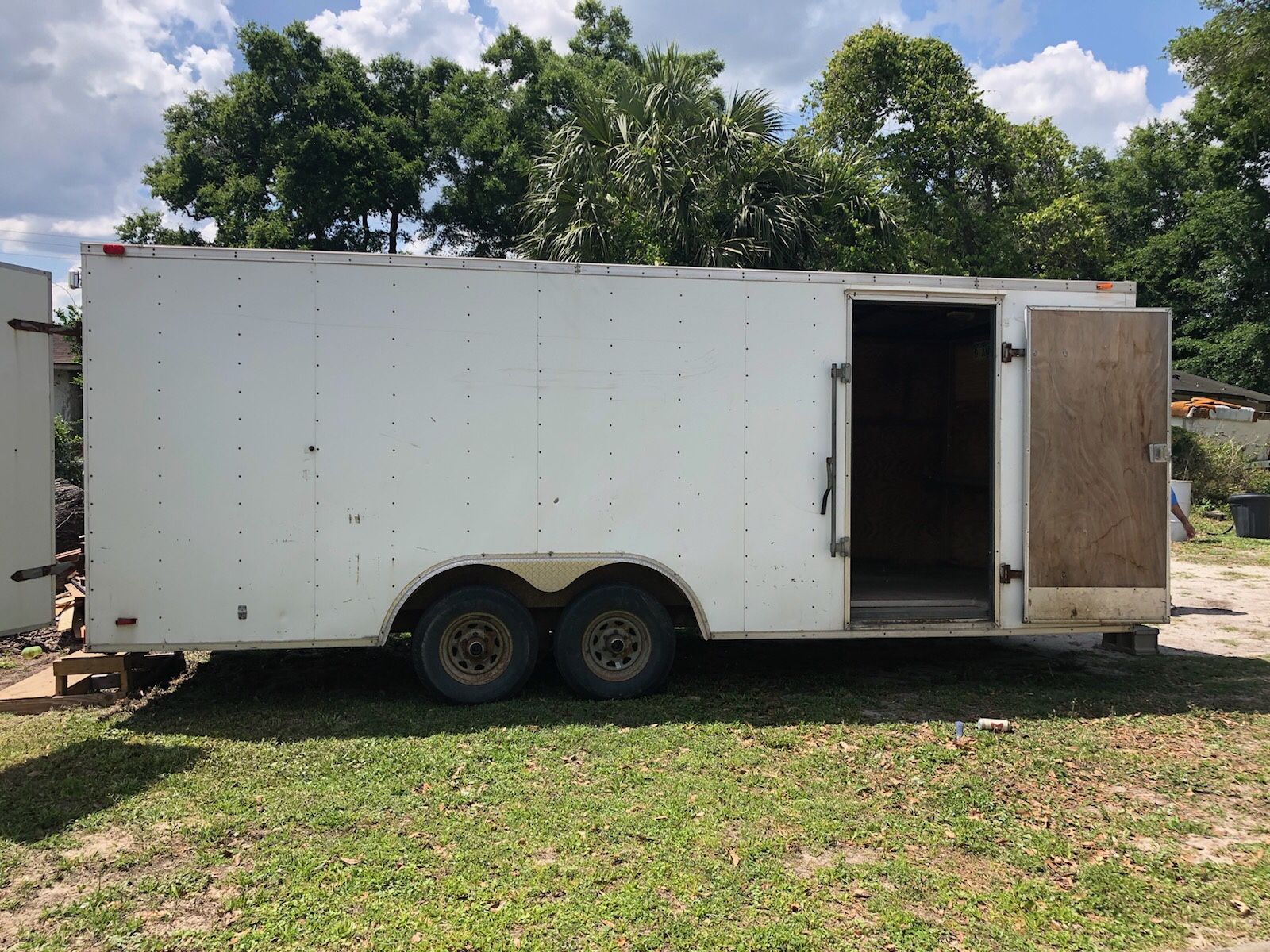 22 foot inclosed utility trailer