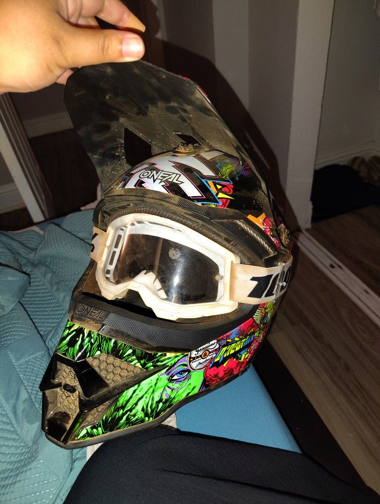 Dirt Bike Helmet And Pants