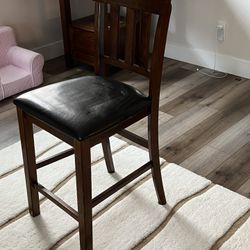 Solid Wood Dining Table + 4 Chairs