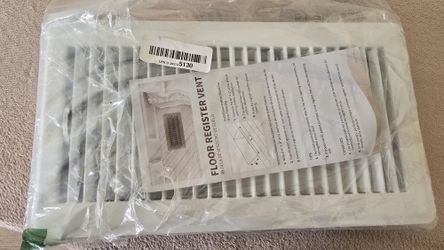 6" × 12" Floor Register Vent Hvac.     Cubierta De Ventilación Ac