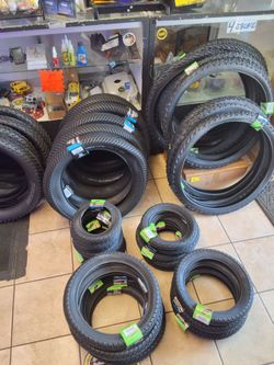 Electric Bike Tires Brand New we have all sizes  1400 Niles St Bakersfield Ca MG'S  free installation when you buy set of two  .