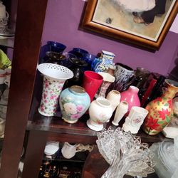 Flowers Vases  10 To 15 Each 