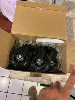 office chair wheels x6